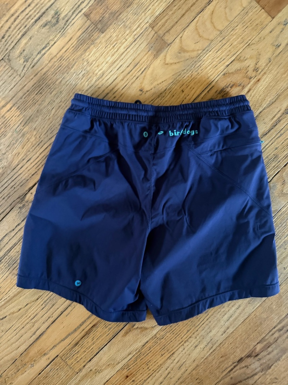 New w/o Tags Birddogs Navy Khaki Athletic Classic Shorts with built in liner